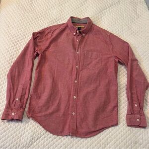 Prince & Fox Burgundy Button-Down Shirt small